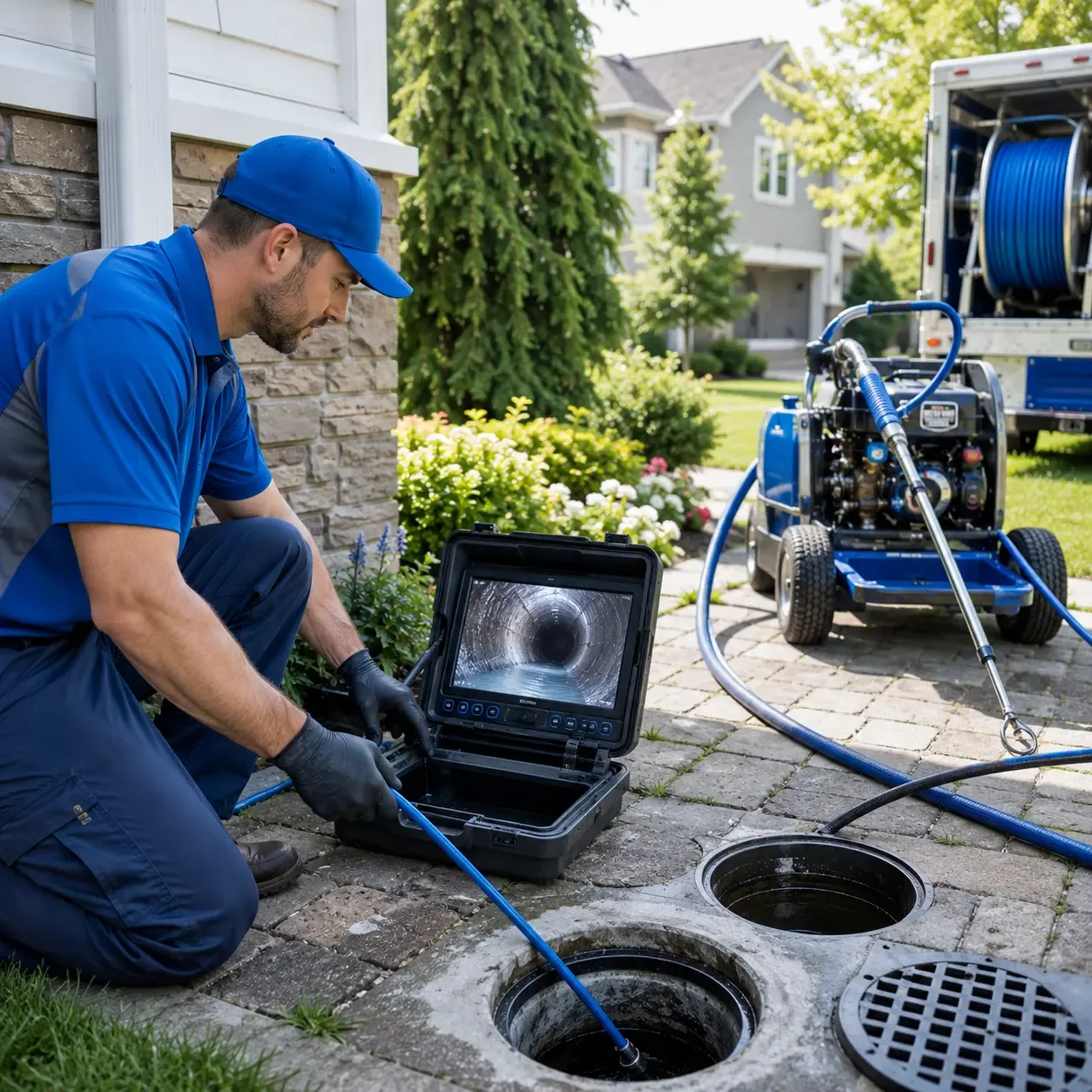 Outdoor drain cleaning professionals serving Weston, MI